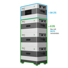 ALLDREI Balkonkraftwerkspeicher SunLit BK215, kostenloser Deye SUN-M80G4-EU-Q0 Wechselrichter