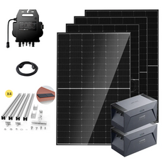 ALLDREI Balkonkraftwerk 1760W mit Speicher 3200Wh