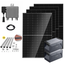 ALLDREI Balkonkraftwerk 1760W mit Speicher 3200Wh
