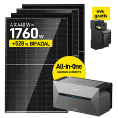 ALLDREI All-in-One-Balkonkraftwerk mit Anker Solarbank 2 E1600 Pro System, kostenloser Smarter Zähler