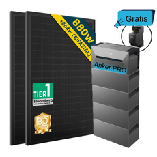 ALLDREI All-in-One-Balkonkraftwerk mit Anker Solarbank 2 E1600 PRO System