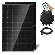 ALLDREI Balkonkraftwerk mit 480W Solarmodule Ohne Halterung