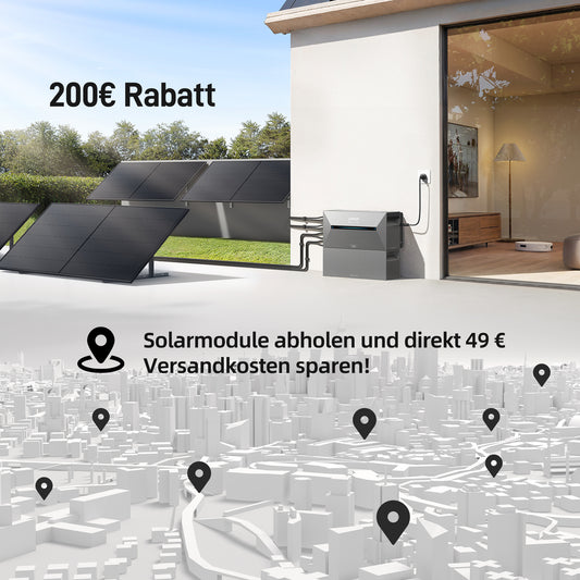 ALLDREI All-in-One Balkonkraftwerk mit Anker Solarbank 2 E1600 Plus System